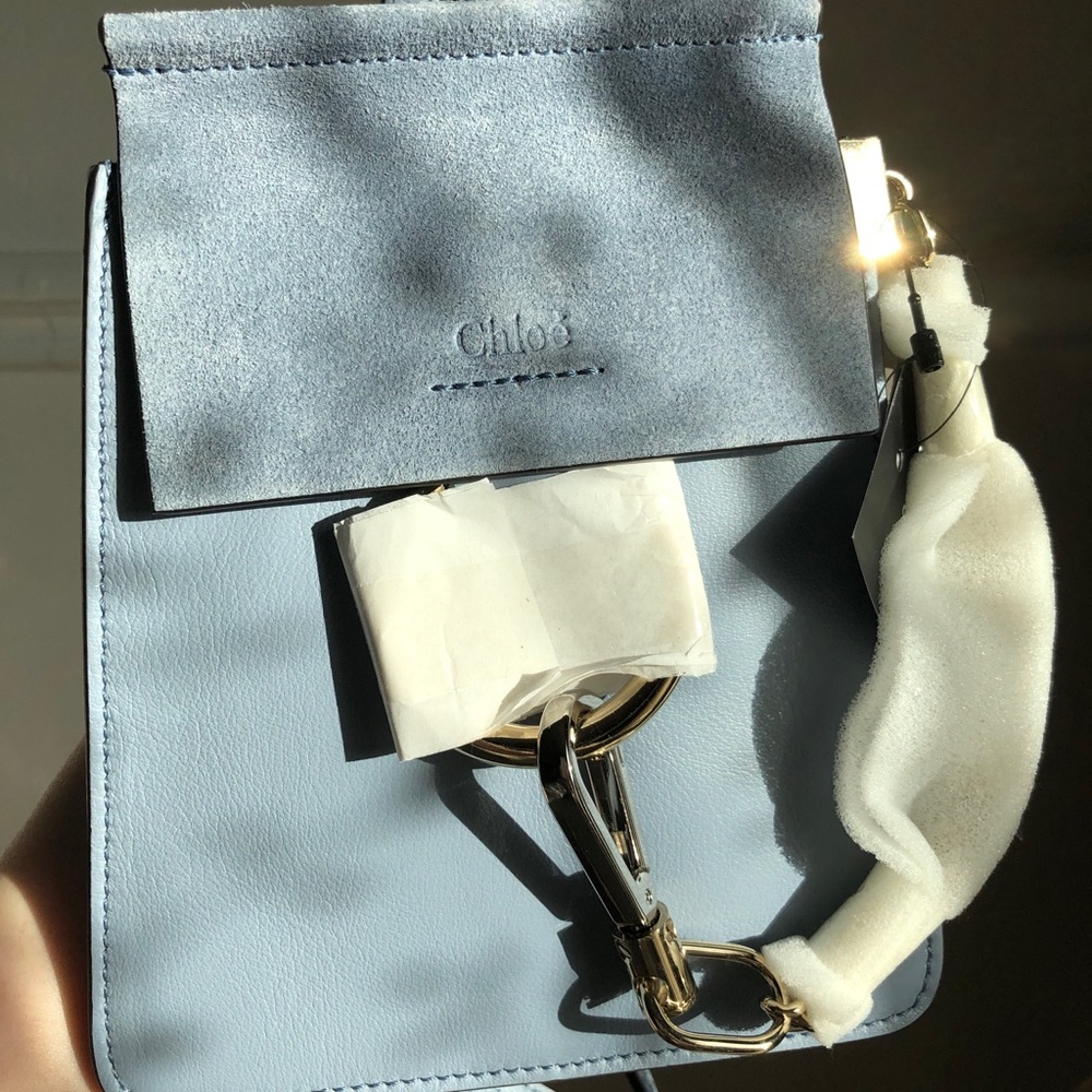 SOLD-Chloe Faye small bracelet bag- suede calf - Picture 1 of 8